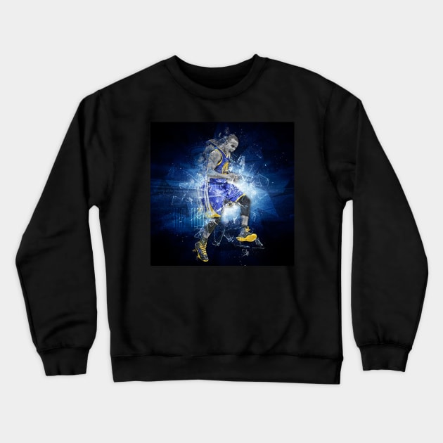 Steph Curry Crewneck Sweatshirt by JRoseGraphics